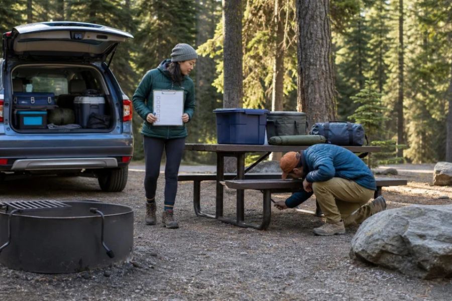 Campground Checkout Checklist: Leave No Gear or Waste