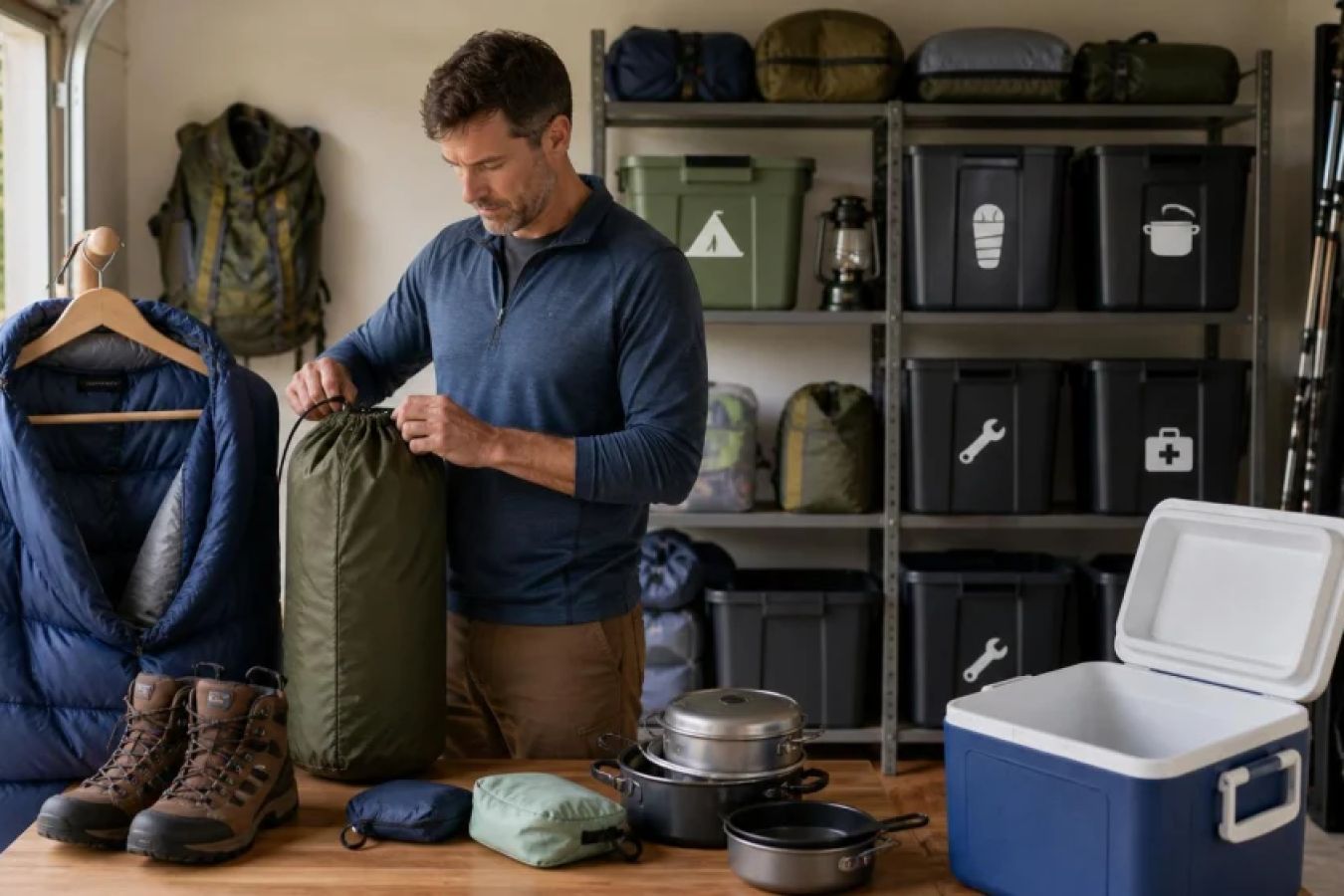 Camping Gear Storage: Clean, Dry, and Organize It