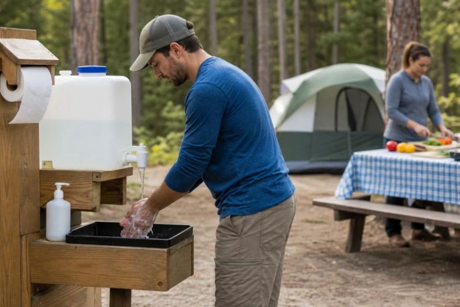 Campsite Handwashing Station: A Clean Setup Guide