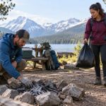 Campsite Departure Walkthrough: Fire, Waste, Gear, Route