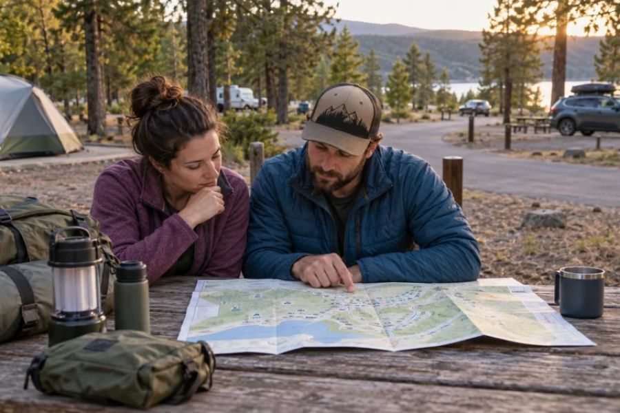 Choosing a Campsite: Read the Map Before You Reserve