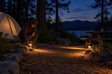 Camping Lantern Placement: Light Paths Without Glare