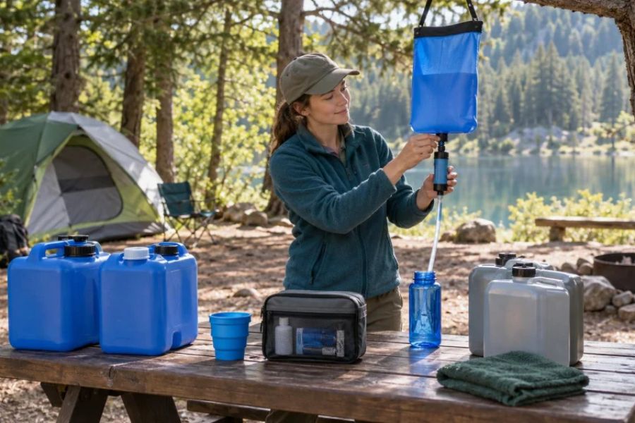 Camping Water Plan: Source, Treatment, and Storage