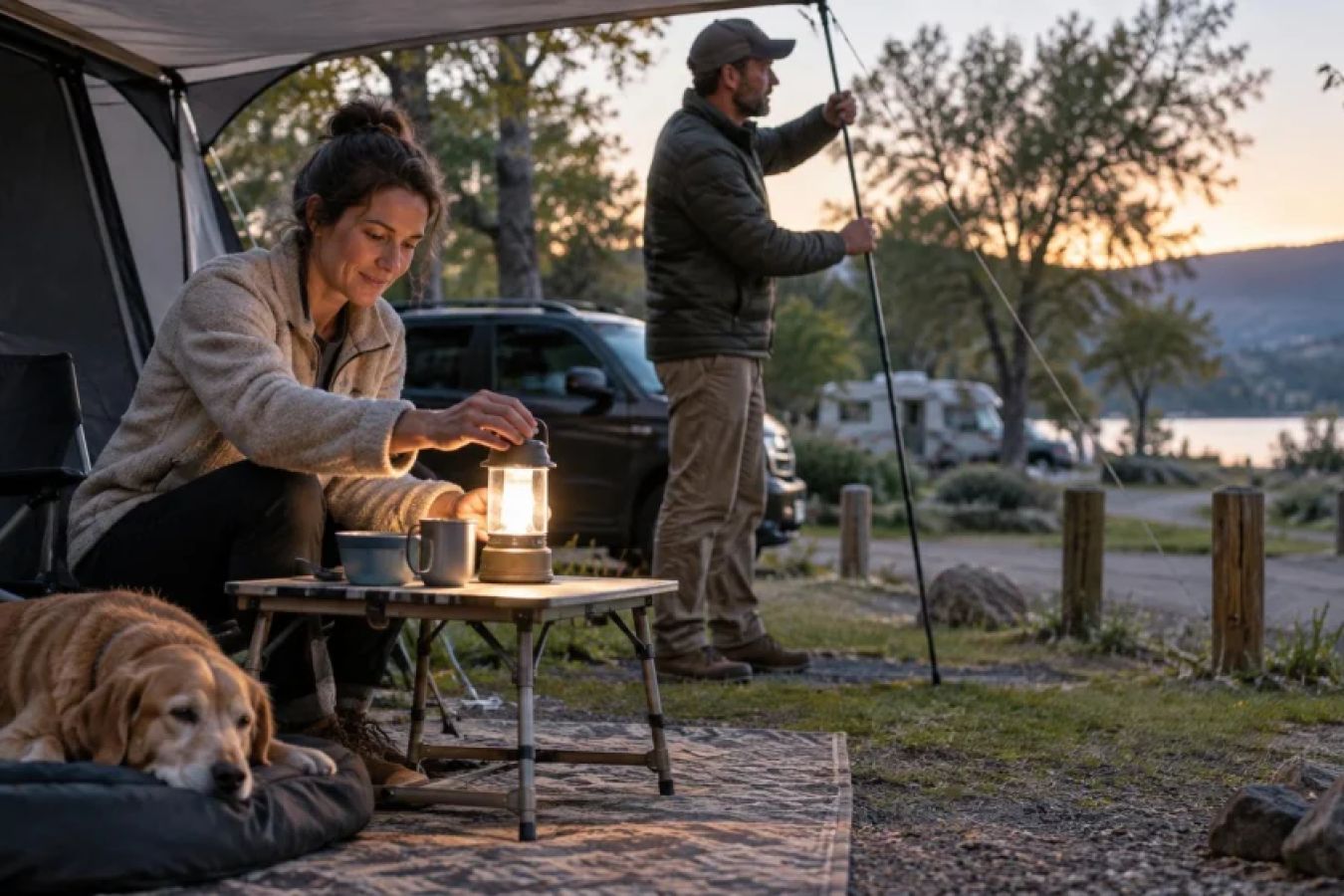 Camping Campsite Quiet Plan: Hours, Light, and Neighbours