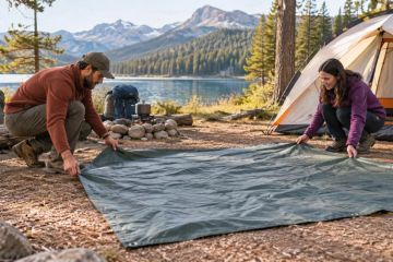 Campsite Groundsheet Setup: Size, Drainage, and Packing