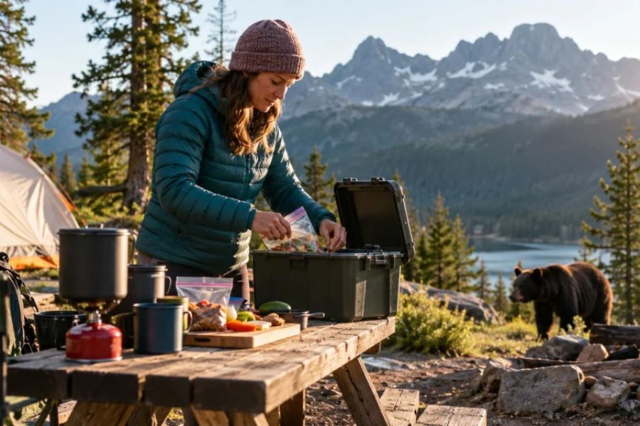 Campsite Food Storage: Wildlife, Heat, and Cleanup
