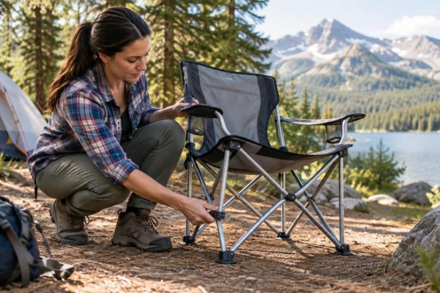 Camping Chair Check: Frame, Fabric, Feet, and Stability