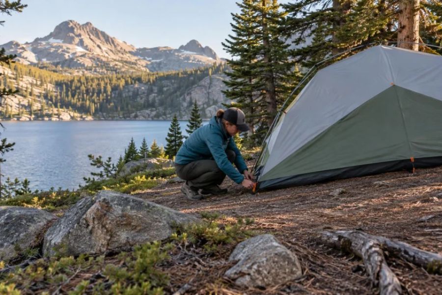 Campsite Ground Selection: Slope, Drainage, and Hazards