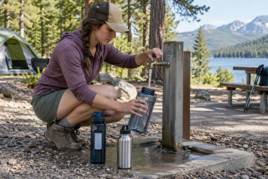 Campsite Water Source Check: Access, Treatment, and Backup